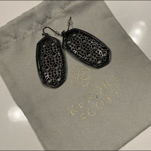 Kendra Scott Danielle Gunmetal earrings